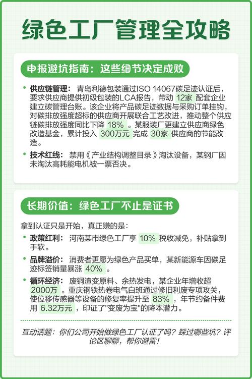 绿色工厂管理全攻略